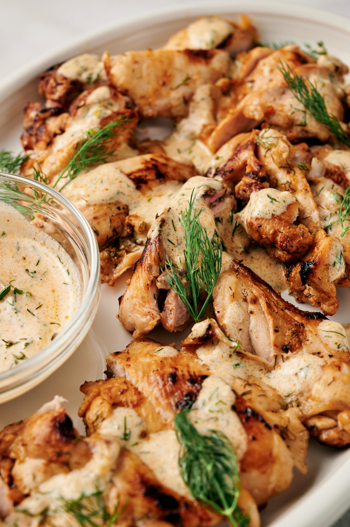 Baked Chicken Ring with Lemon and Dill