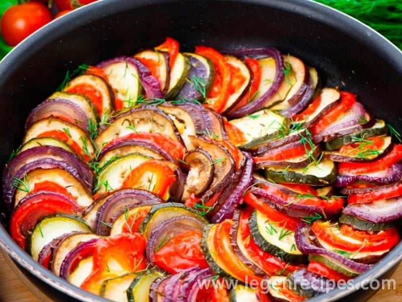 Herb-Infused Ratatouille with Eggplant and Zucchini