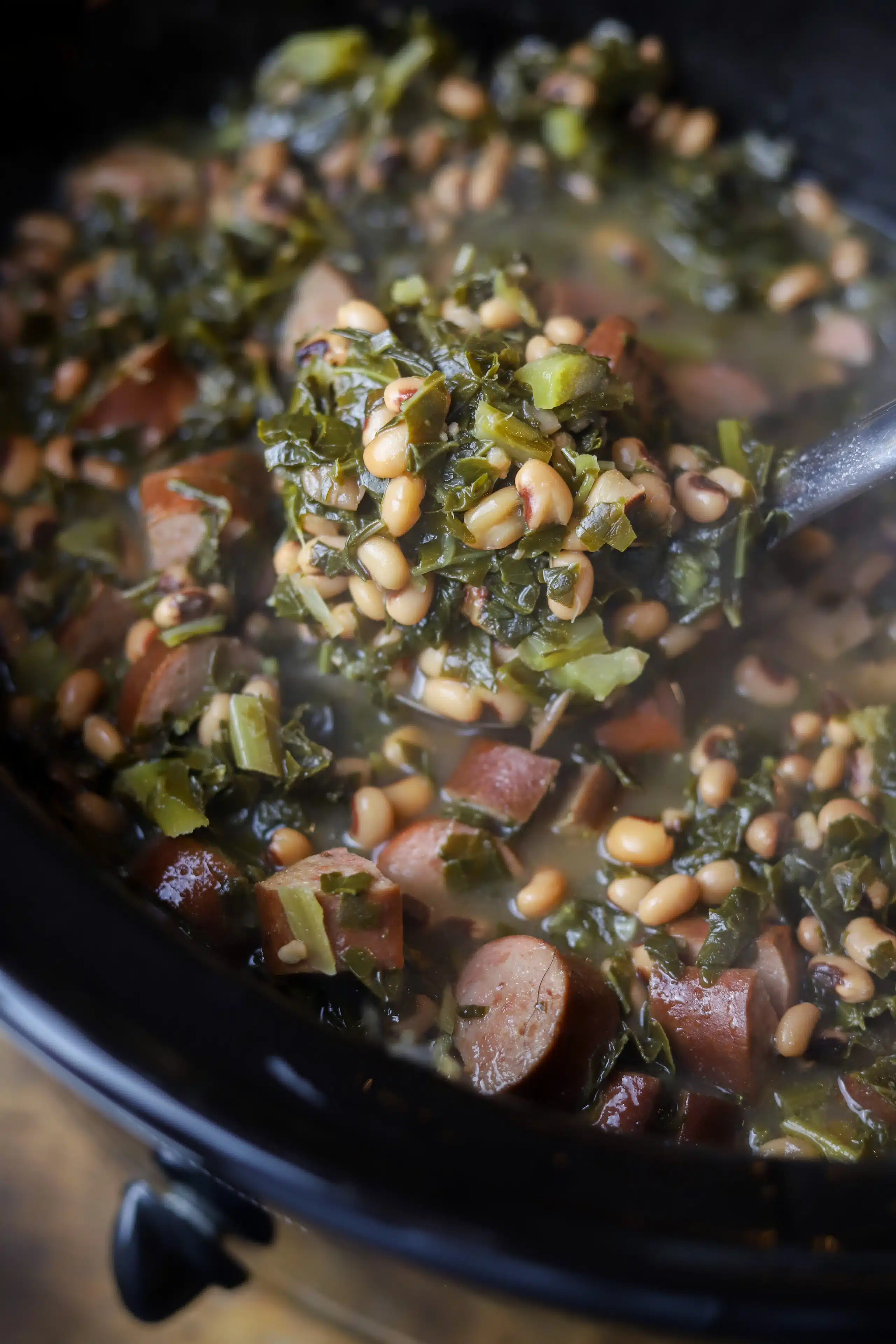 Black-Eyed Pea Stew with Collard Greens