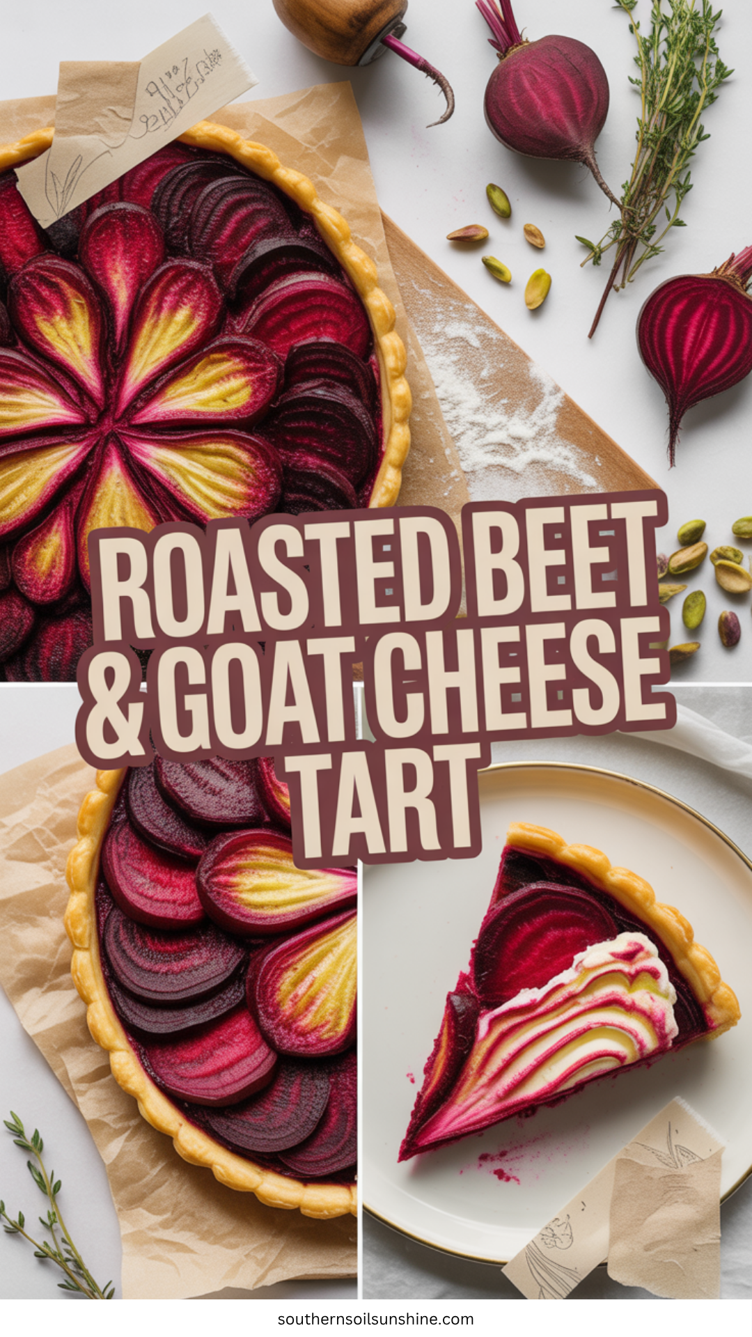 Herb-Roasted Beet and Goat Cheese Tartine