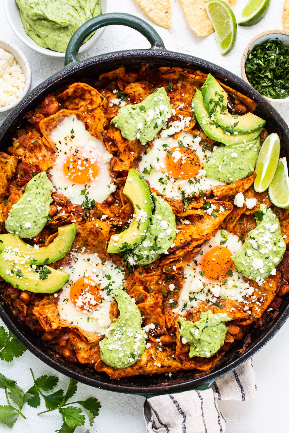 Mexican Chilaquiles with Avocado and Pico de Gallo