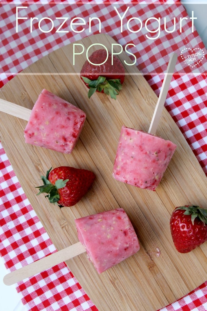 Frozen Fruit Yogurt Popsicles
