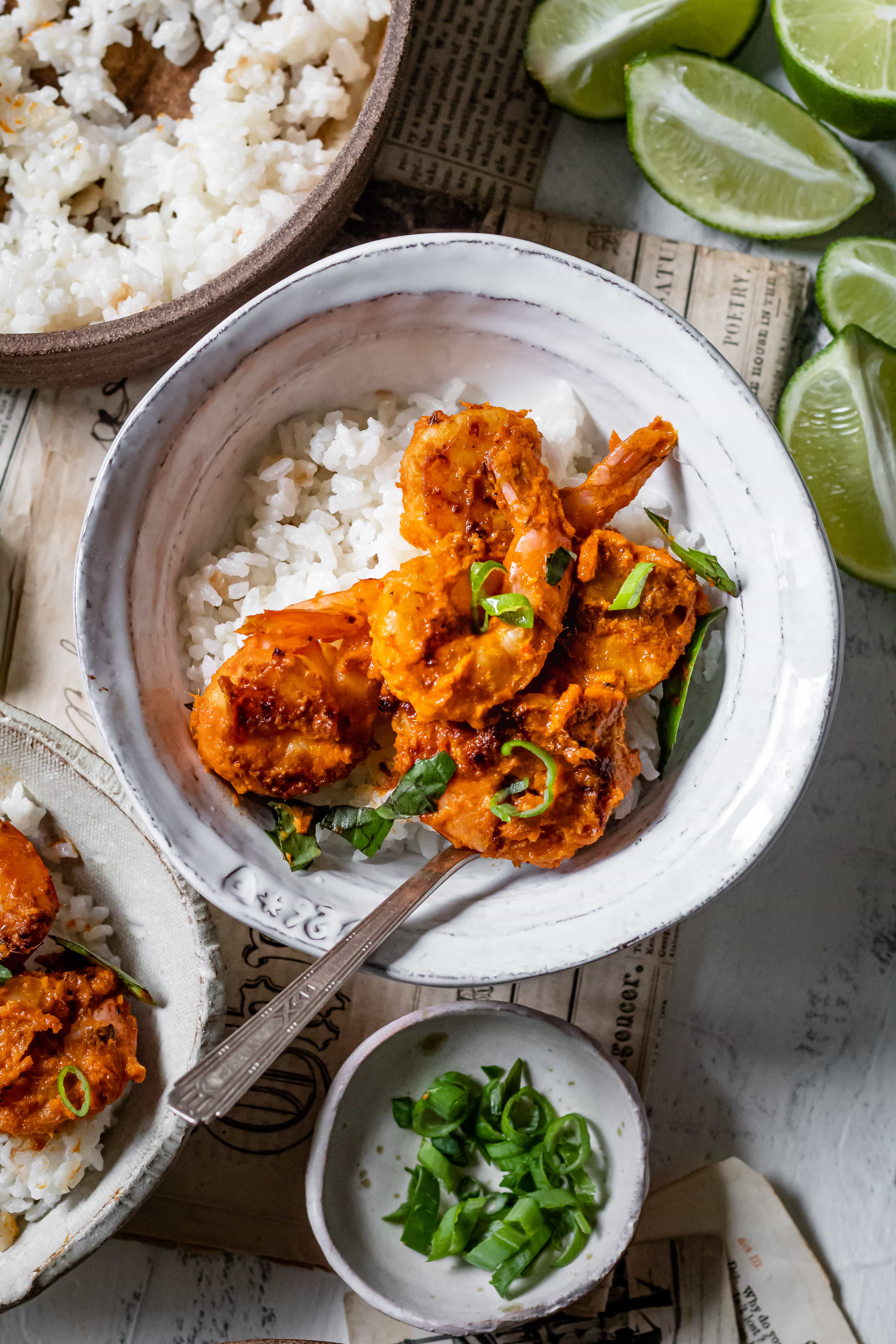 Lemongrass Shrimp Coconut Rice