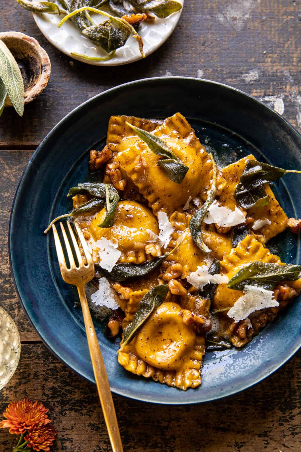 Sage Butter Pumpkin Ravioli
