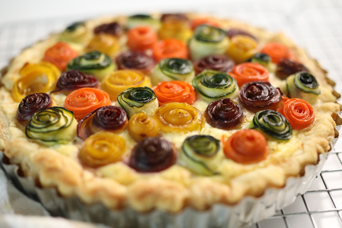Rosemary-Garlic Vegetable Tart