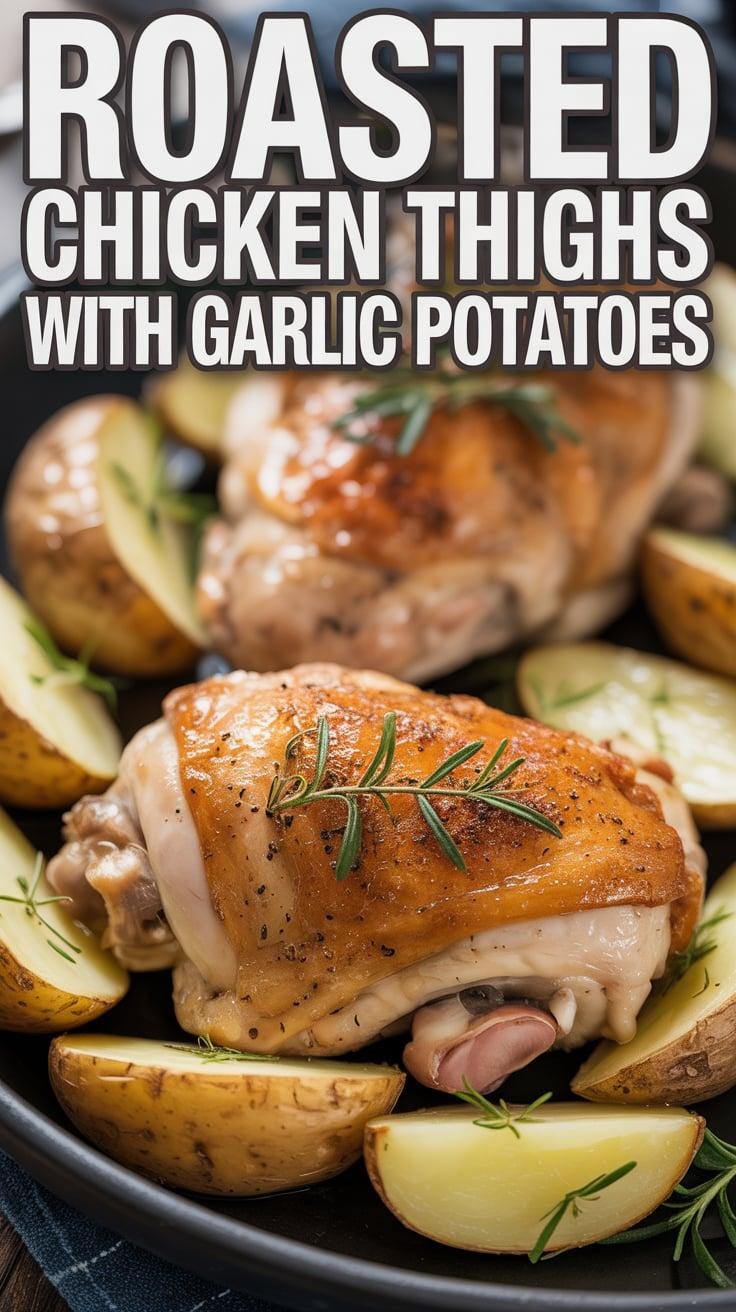 Rosemary-Garlic Roasted Chicken Thighs with Potatoes
