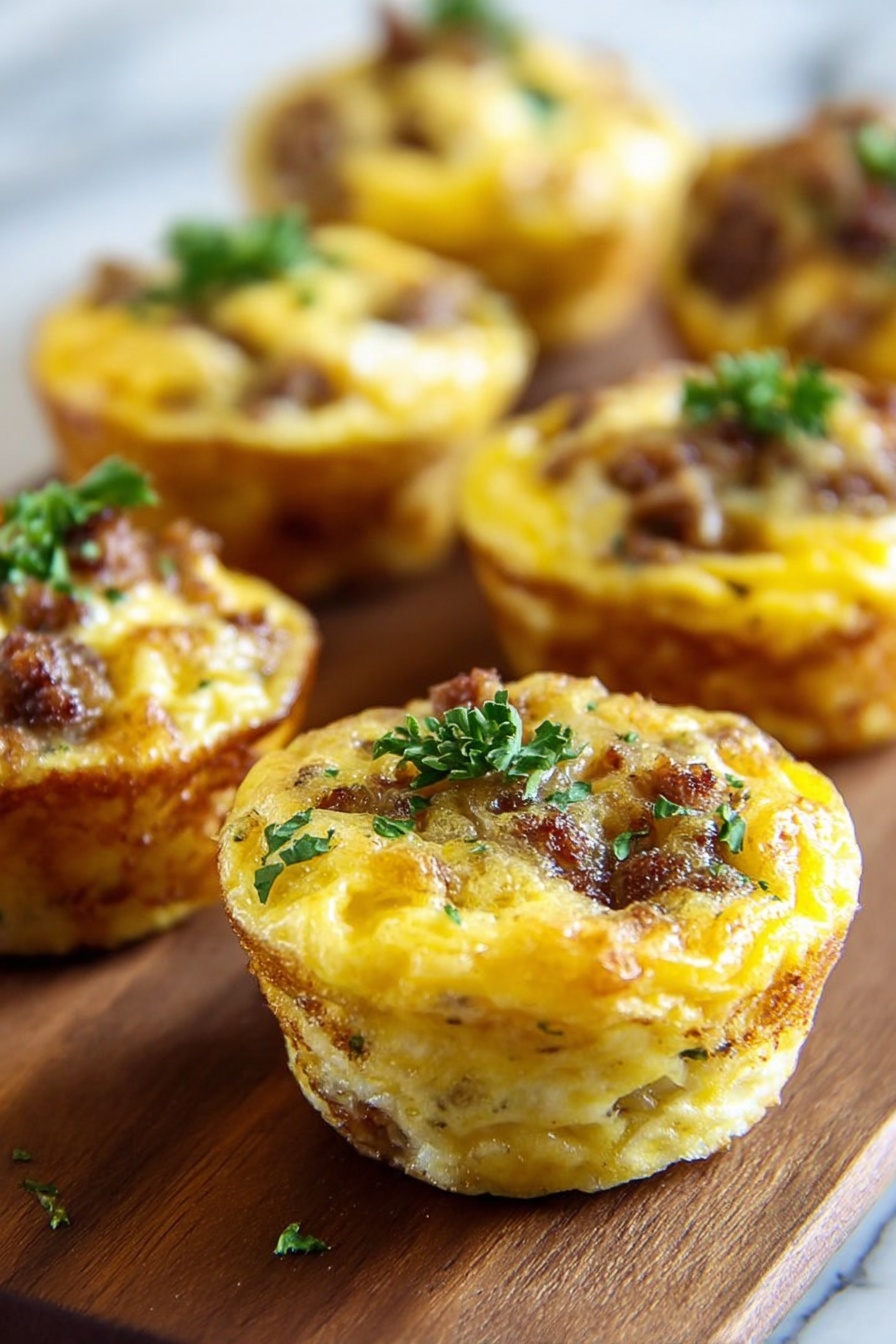 Spiced Sausage and Egg Bites