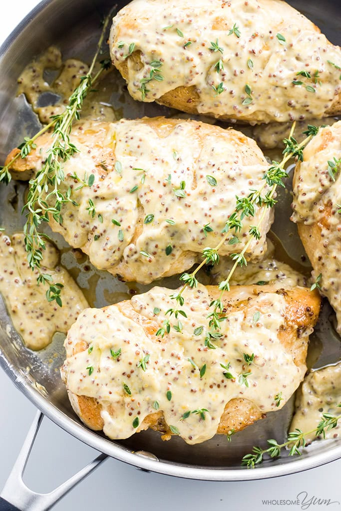 Pan-Seared Chicken with Mustard Cream Sauce