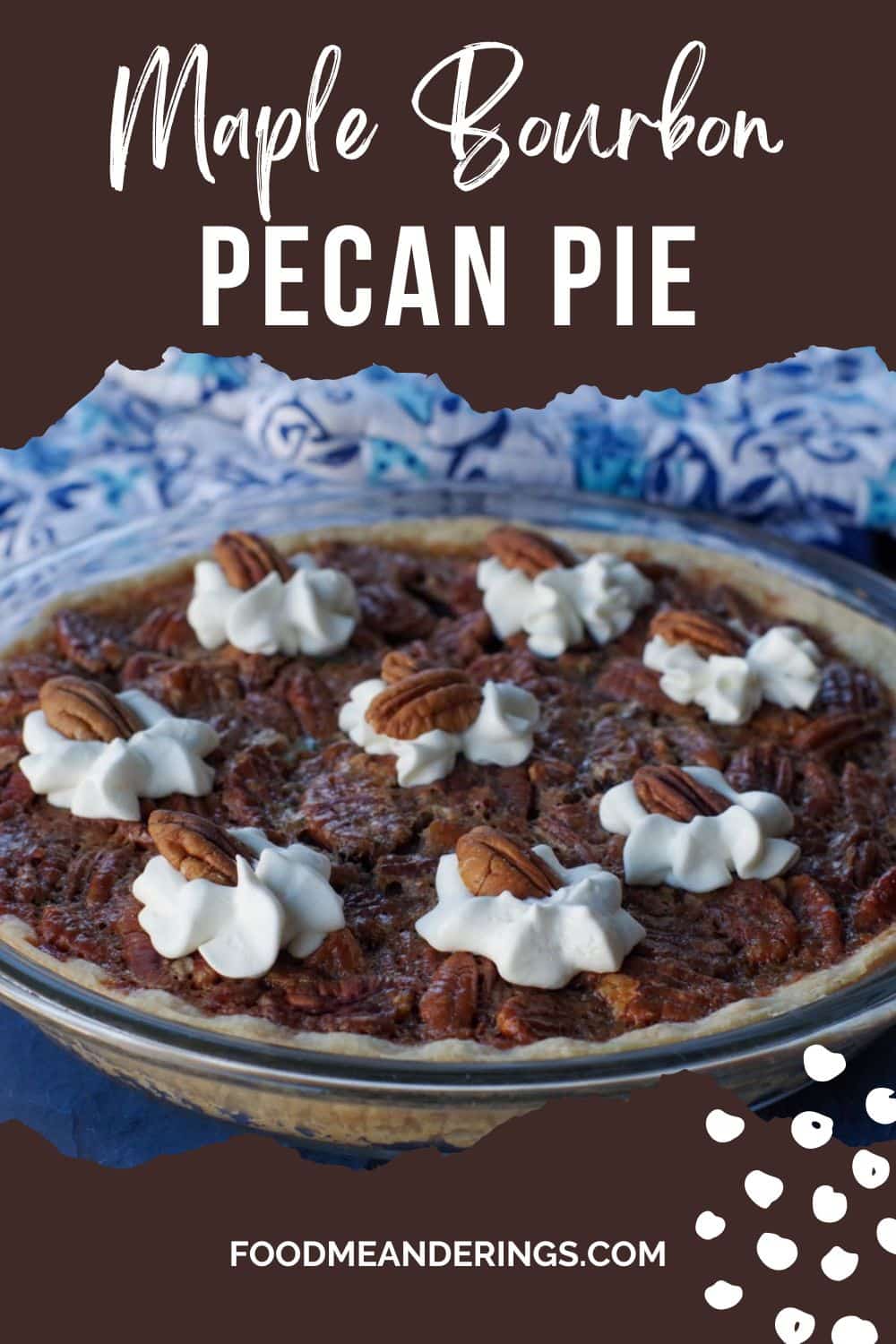 Maple-Bourbon Pecan Pie