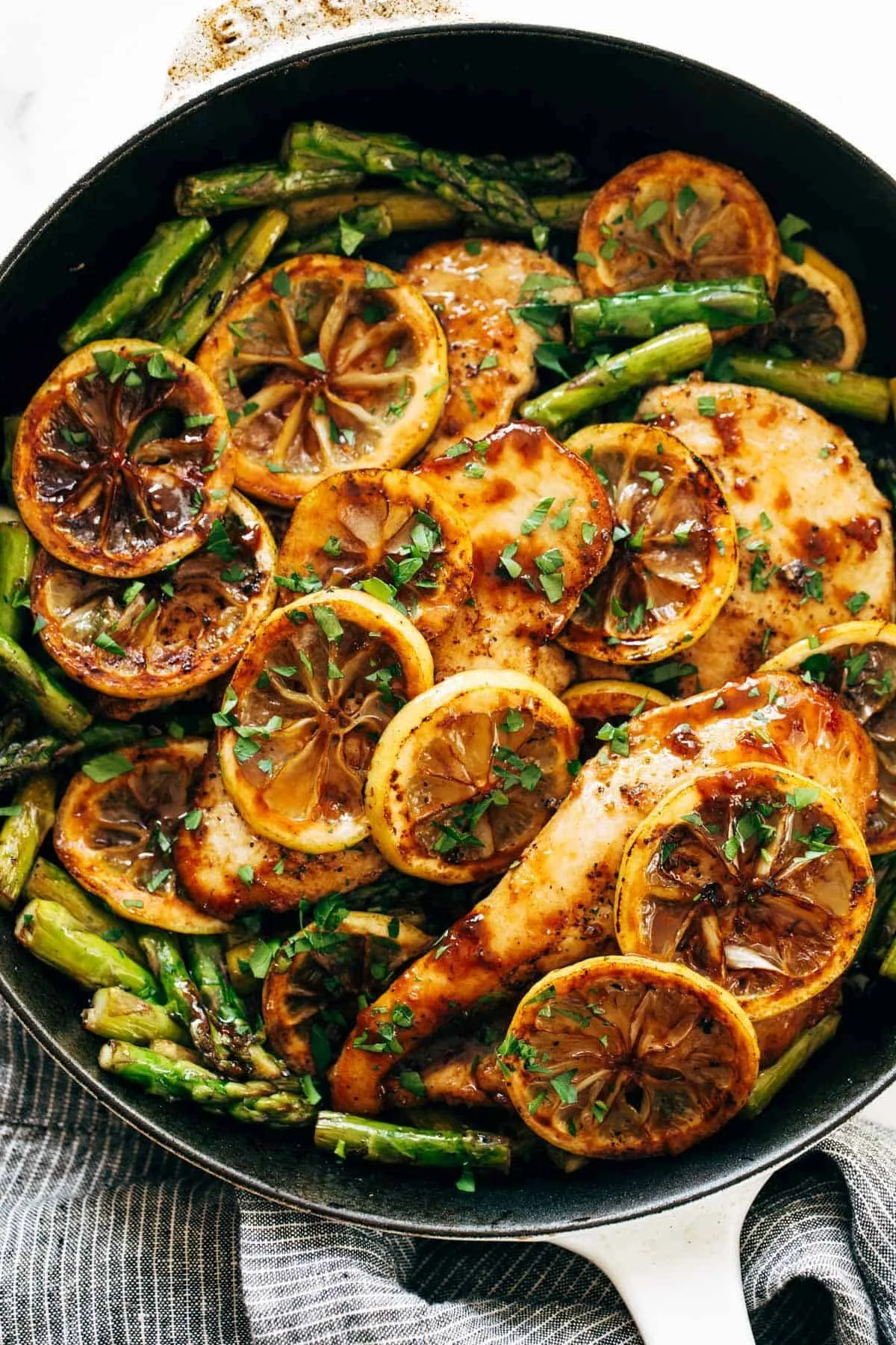 One-Pan Lemon-Pepper Chicken and Asparagus