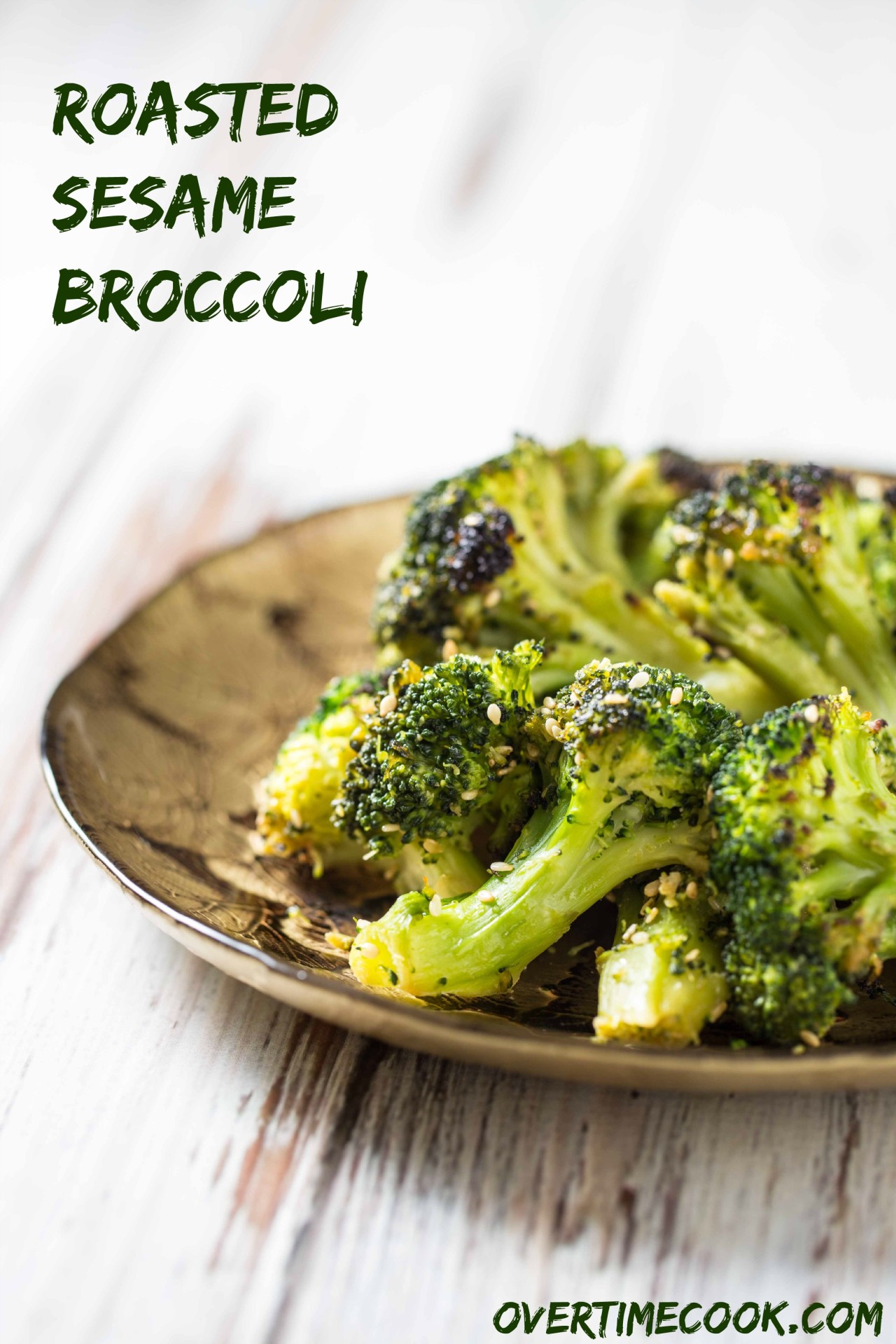 Miso-Butter Roasted Broccoli with Sesame
