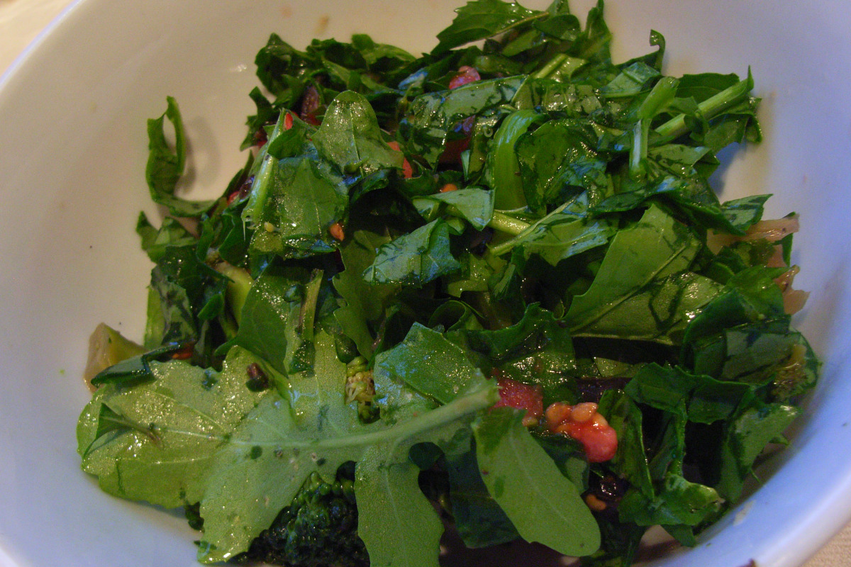 Seasonal Greens with Three Dressing Options