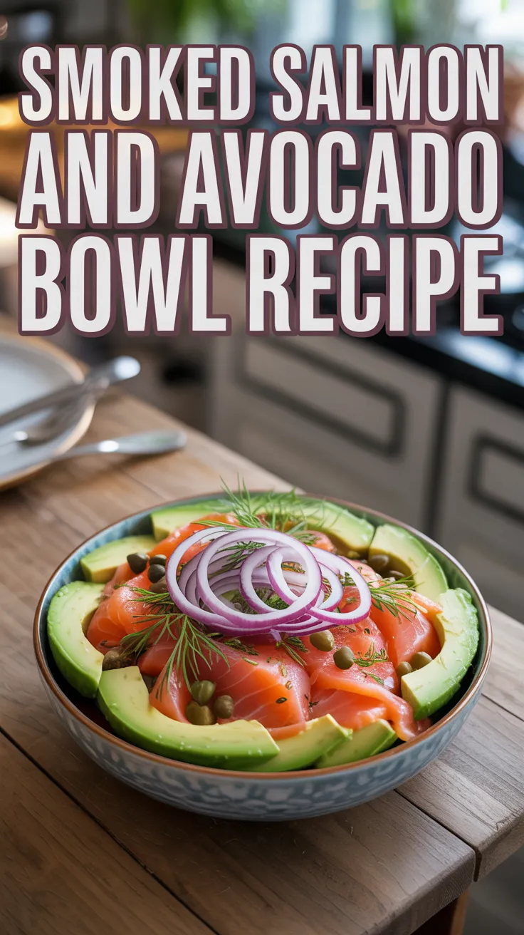 Half-Smoked Salmon Avocado Bowl