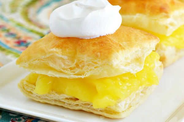 Lemon Curd Hidden Center Pastries