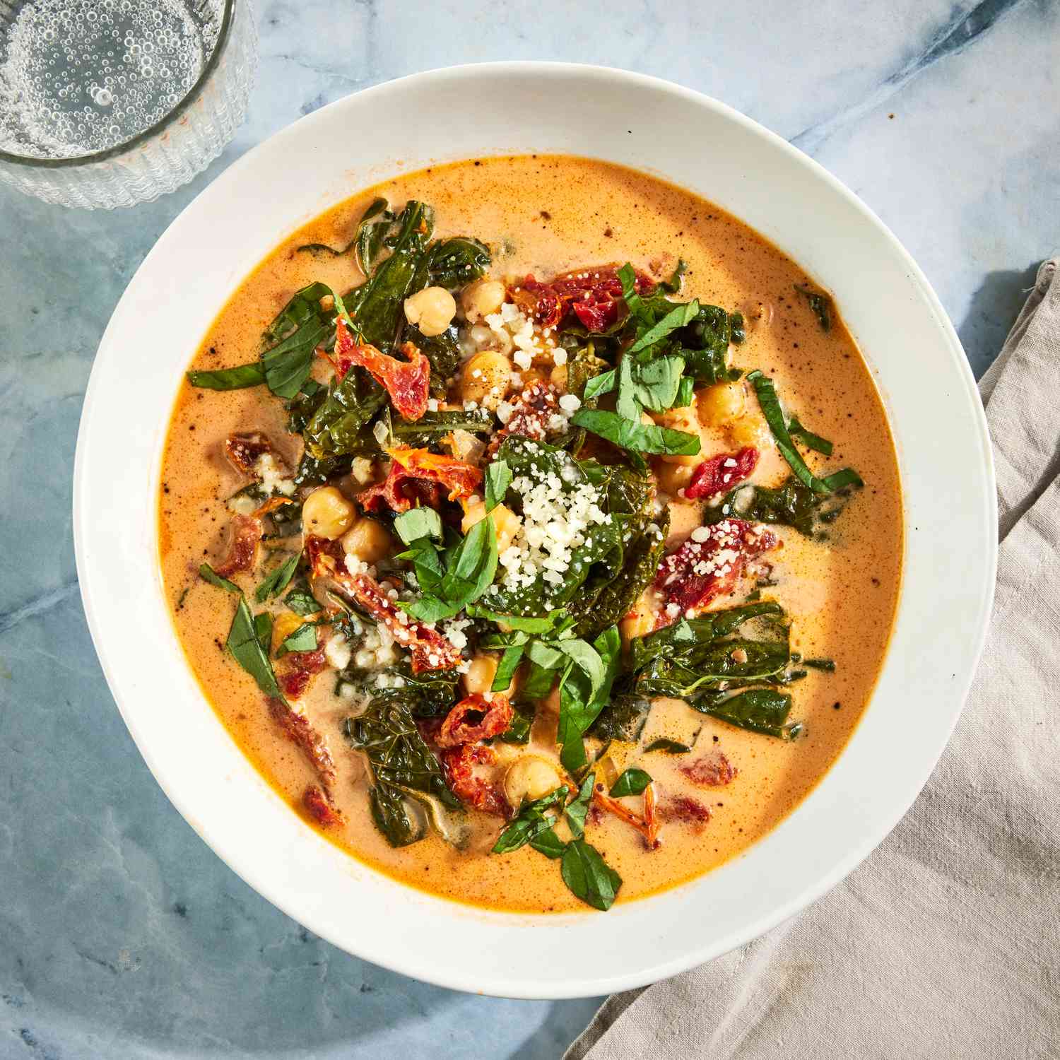 Chickpea and Kale Soup with Lemon