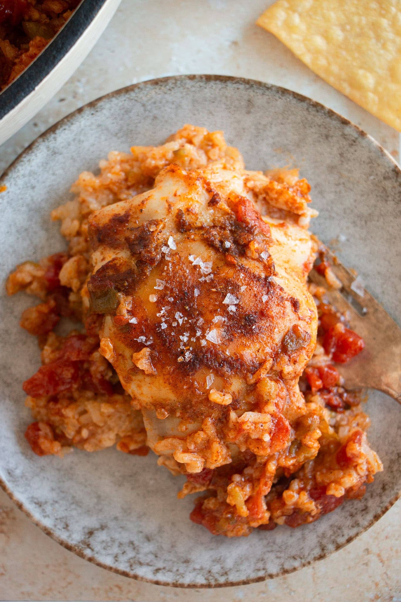 One-Pan Mexican Chicken and Rice Skillet