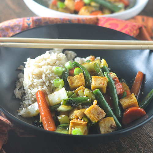One-Pan Asian Stir-Fry with Tofu and Veggies