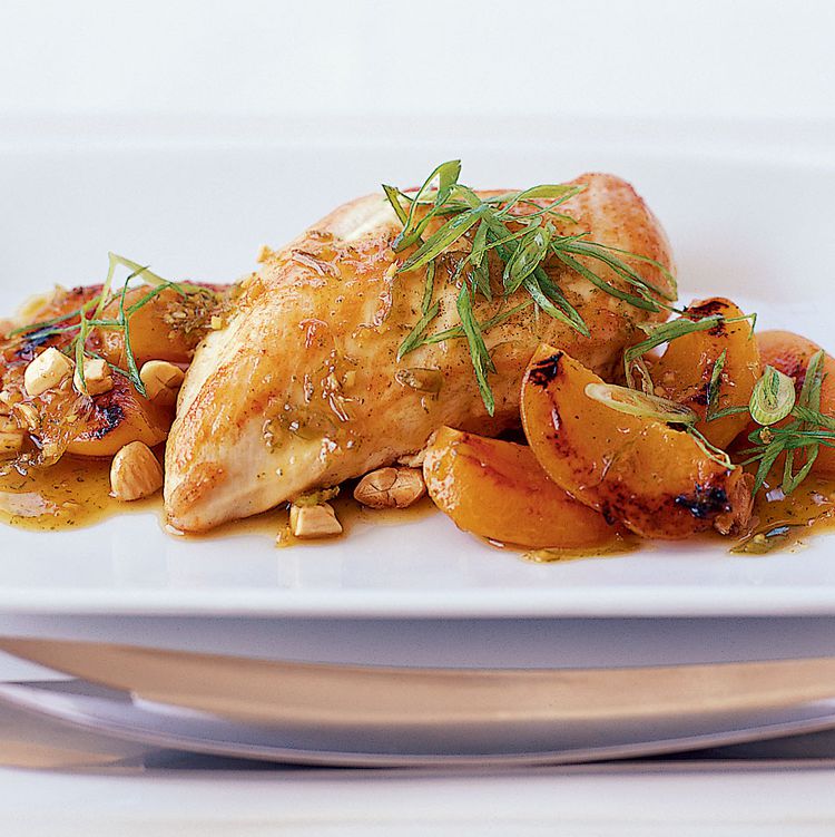 Apricot and Almond Chicken with Cinnamon