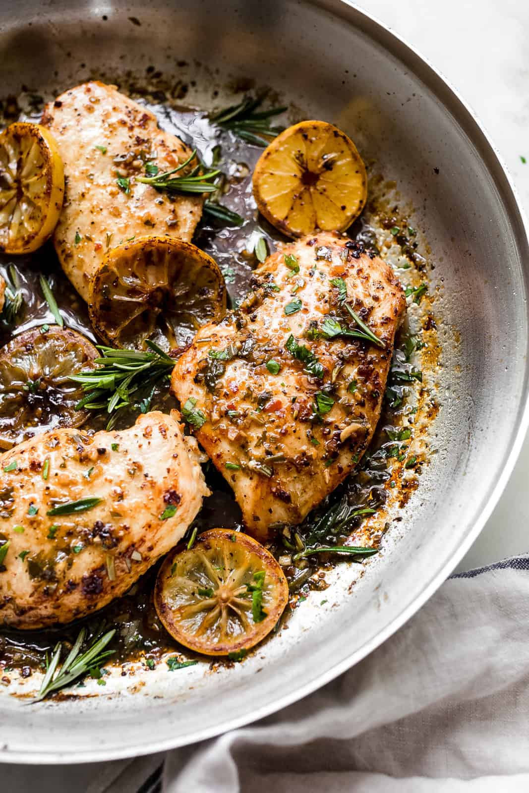 Pan-Seared Chicken with Garlic and Rosemary