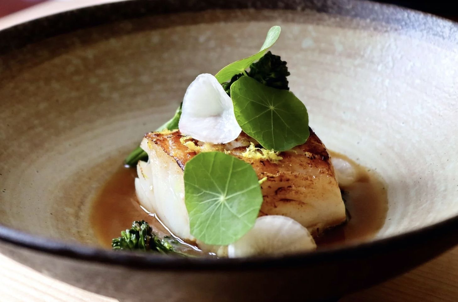 Sake-Marinated Cod with Yuzu-Zested Cucumber