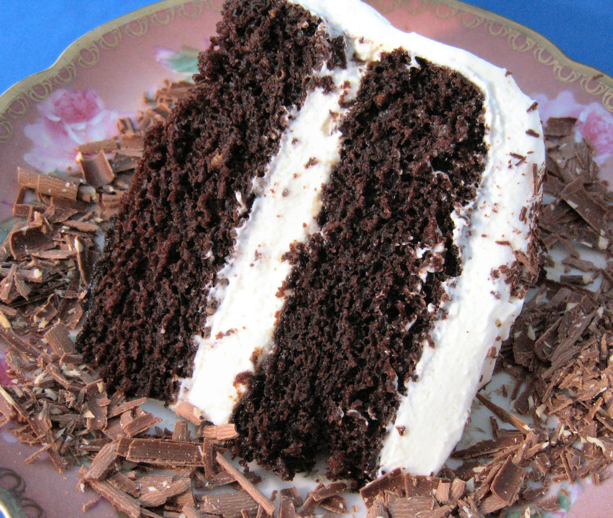 Bitter Coffee Cake with Dark Chocolate Drizzle