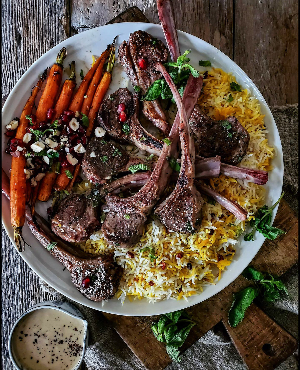Sumac-Spiced Lamb and Rice with Pine Nuts