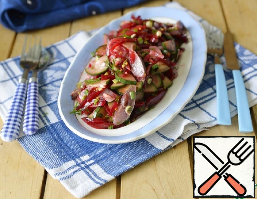 Half-Sour Pickled Cucumber Salad