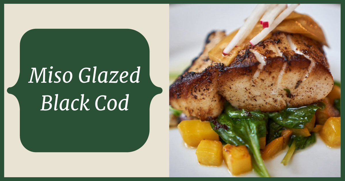 Miso-Glazed Black Cod with Steamed Rice