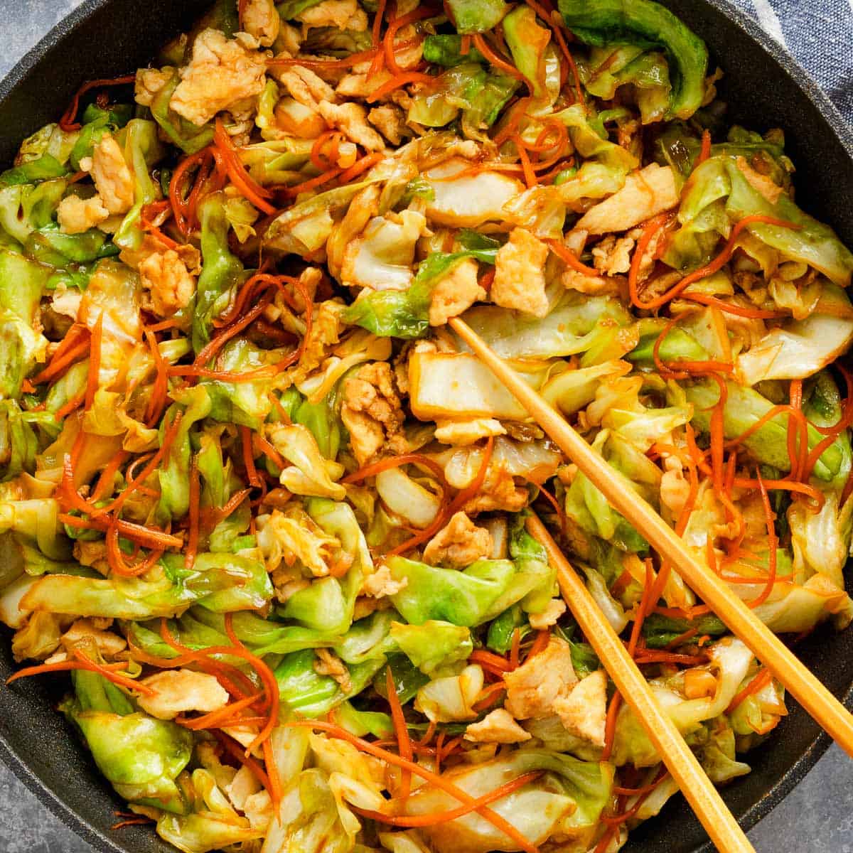 Stir-Fried Cabbage and Carrots with Yak Butter
