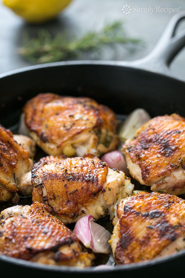 Skillet Rosemary-Lemon Chicken