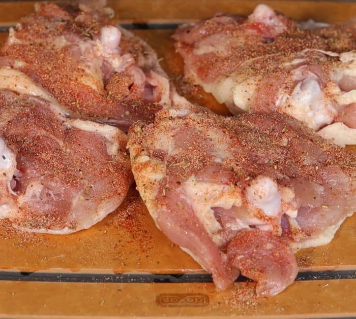 Air-Fried Chicken Thighs with Lemon and Thyme