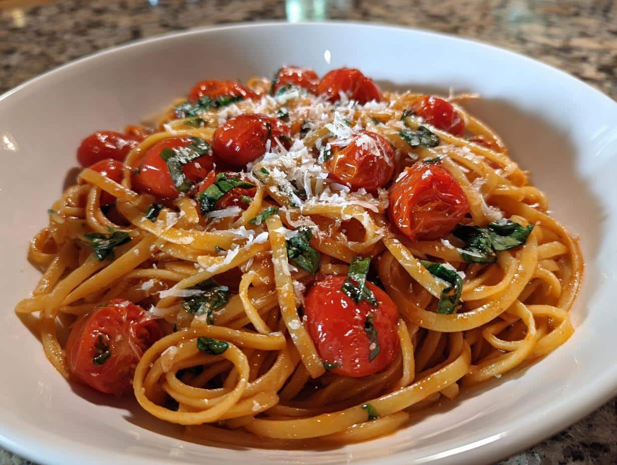 One-Pot Tomato Basil Linguine