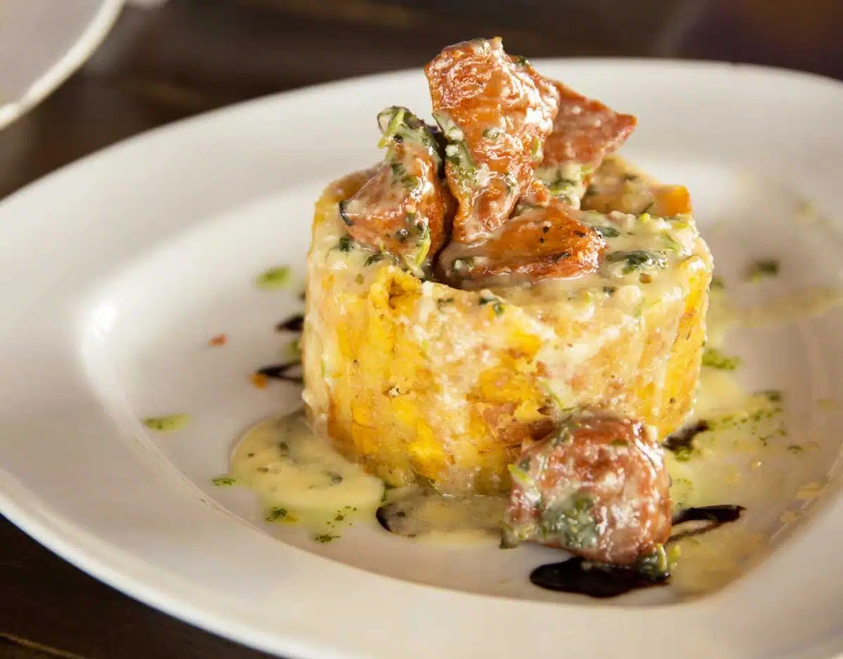 Mushroom and Herb Mofongo with Smoked Paprika
