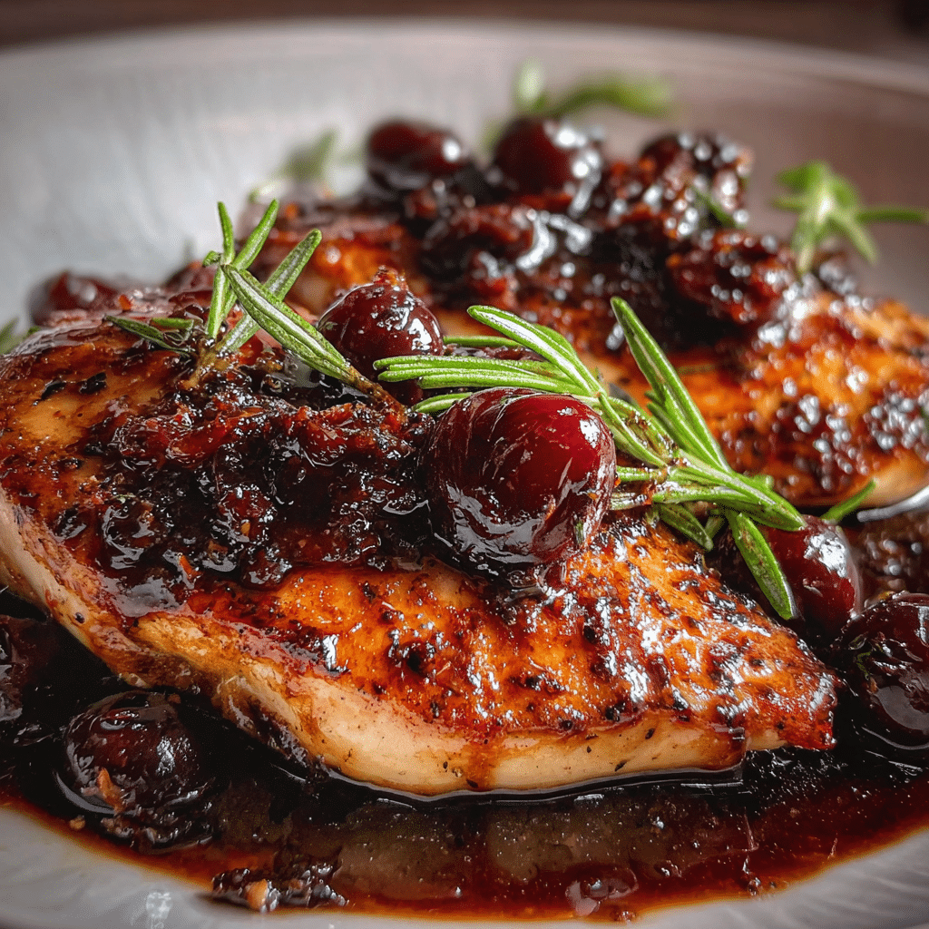 Balsamic-Glazed Chicken with Cherry Tomatoes