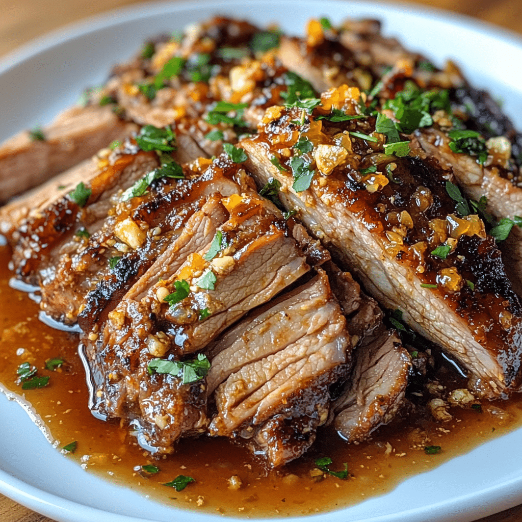 Slow-Cooked Pernil with Citrus-Garlic Mojo