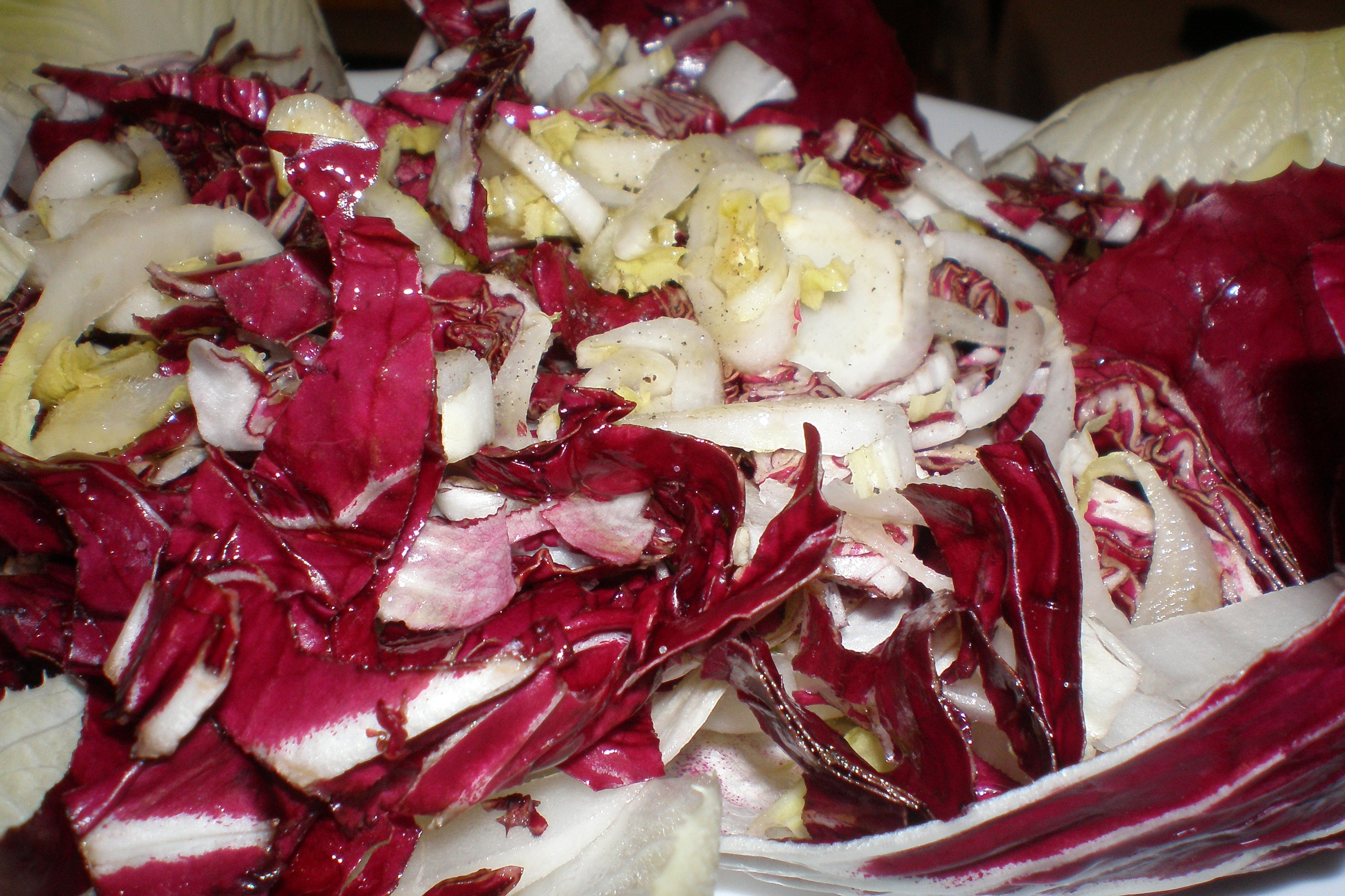 Endive and Radicchio Tart with Thyme