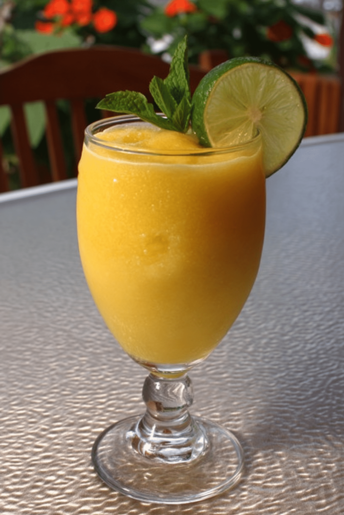 Mango Lime Refresher Cocktail