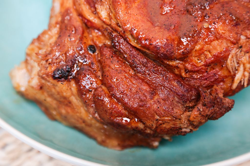 Slow-Cooked Pork Shoulder with Guava Glaze