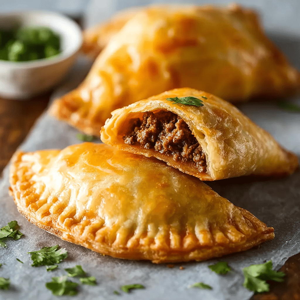 Aji Verde-Infused Beef Empanadas with Cilantro