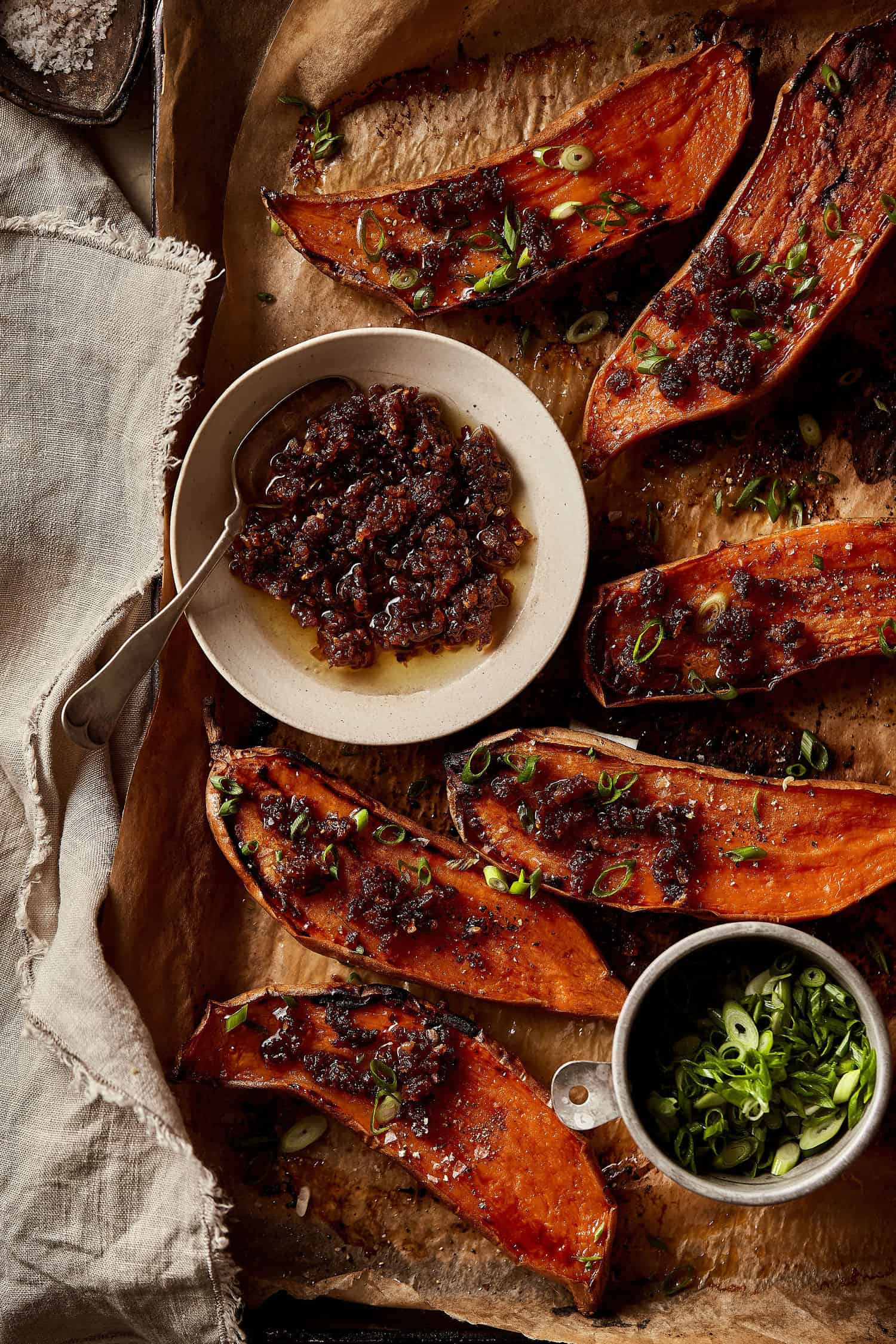 Miso-Roasted Sweet Potato & Edamame Bites