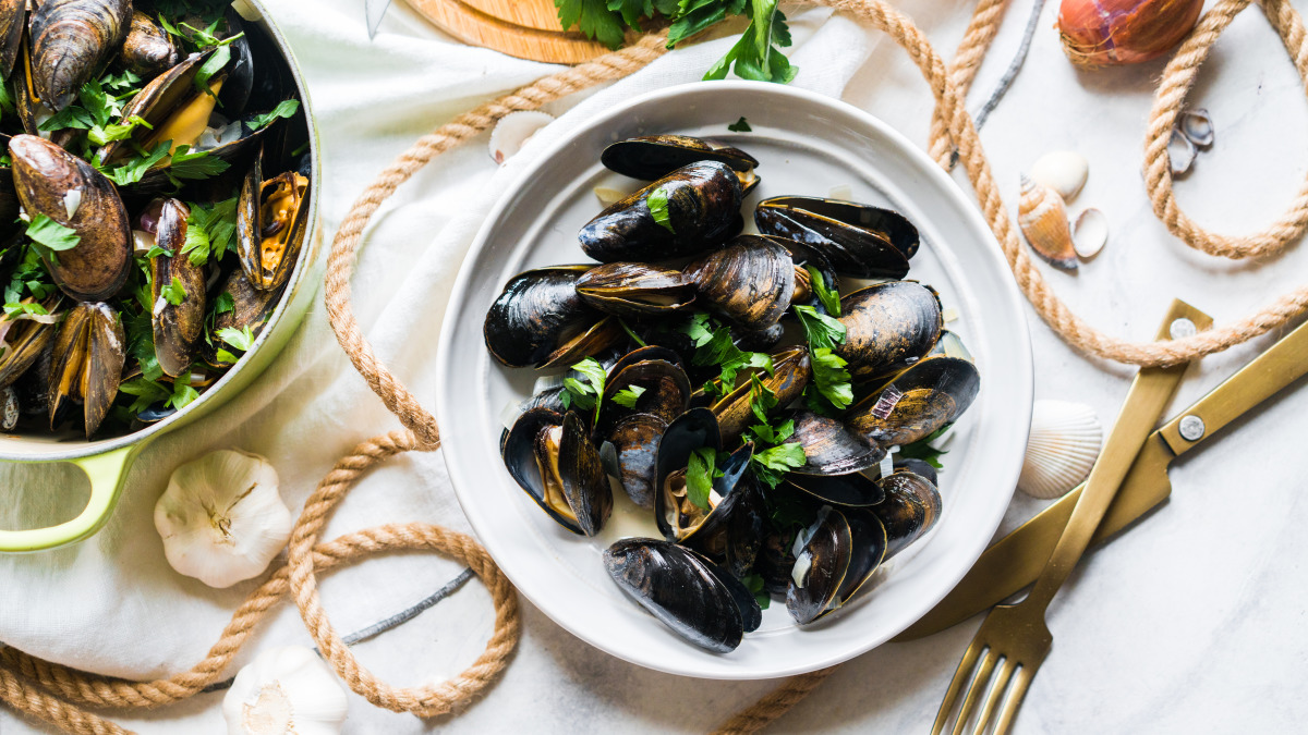 Mussels with Liège White Wine