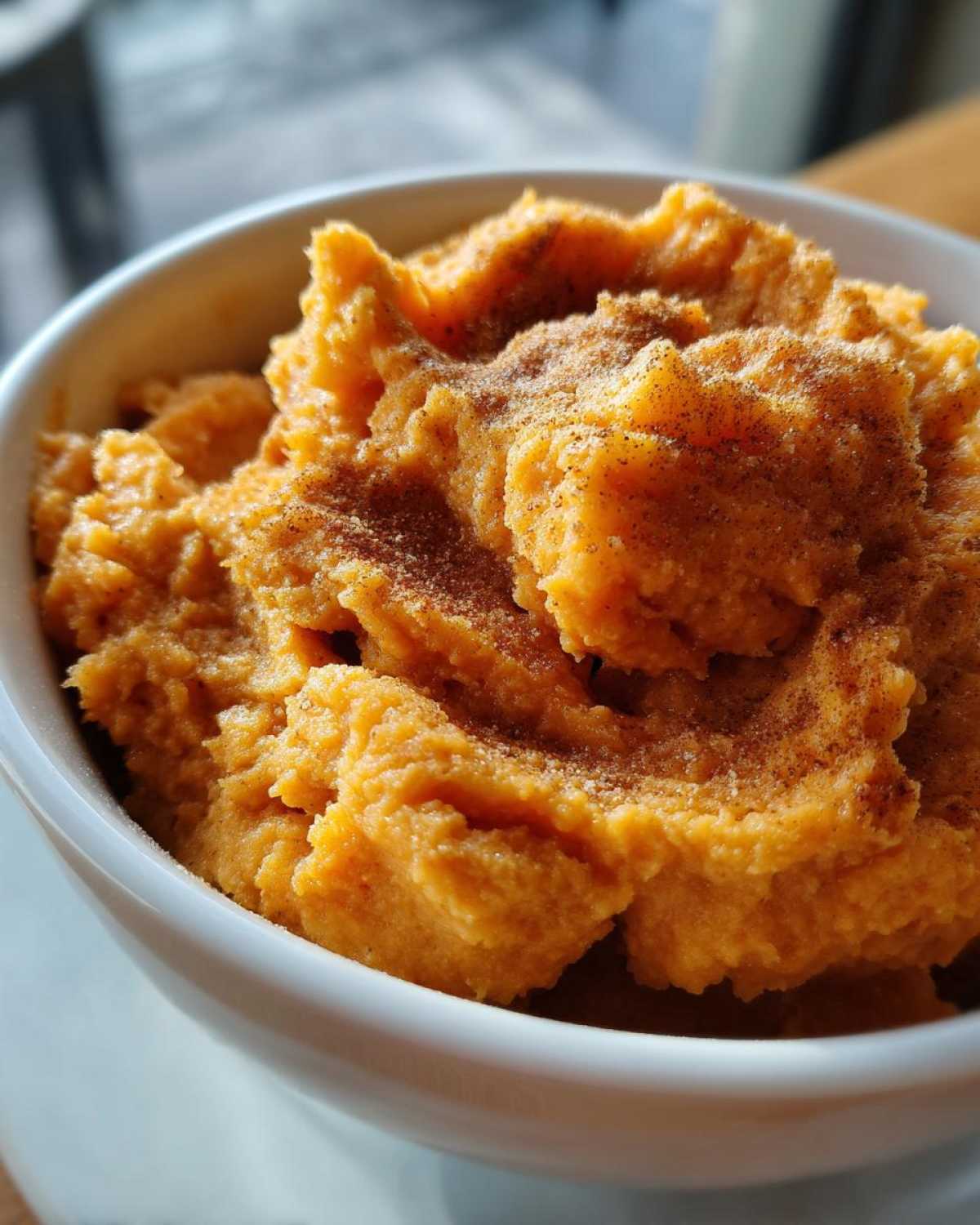 Maple-Glazed Sweet Potato Mash with Cinnamon