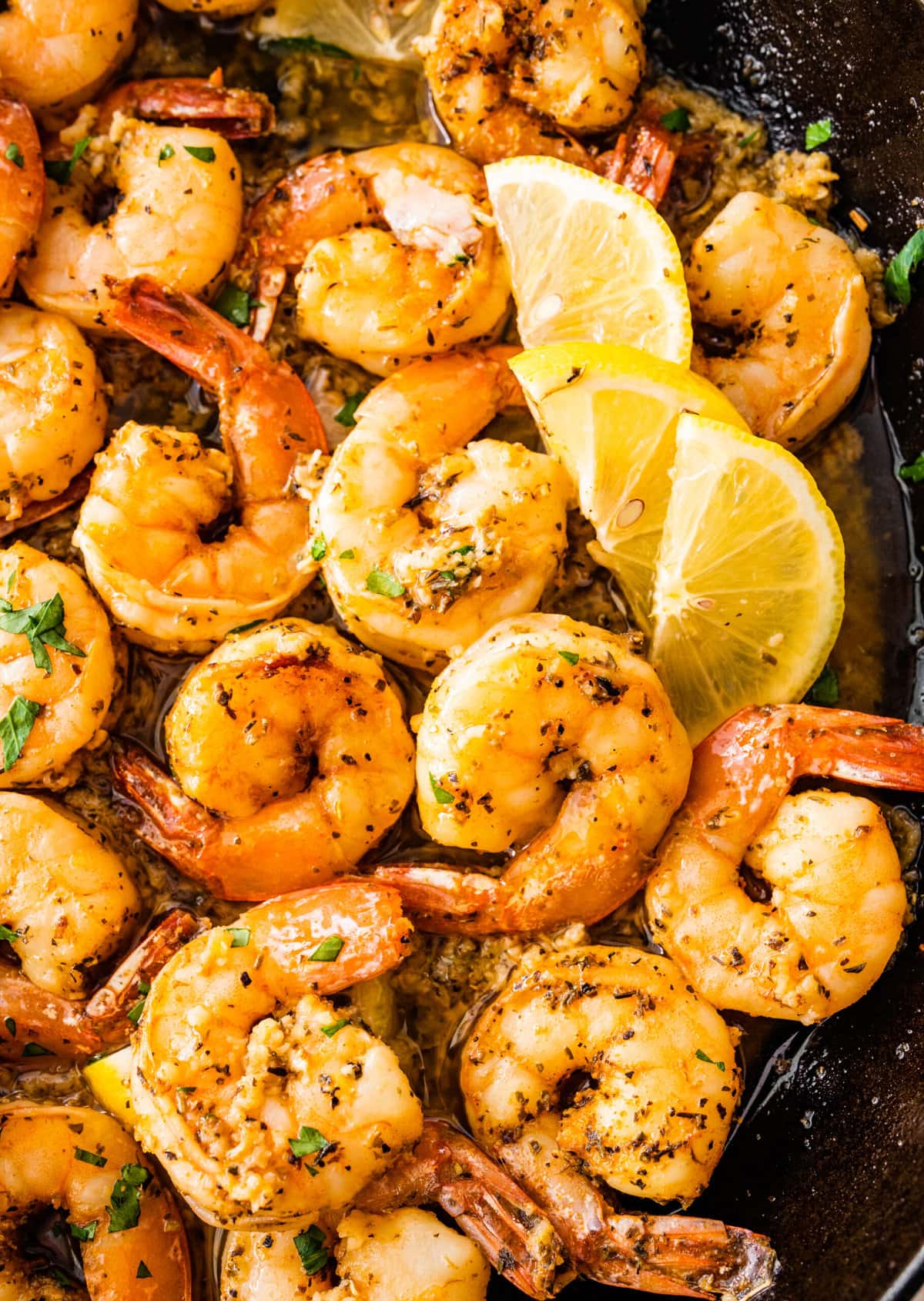 Pan-Seared Shrimp with Lemon-Garlic Sauce and Capers