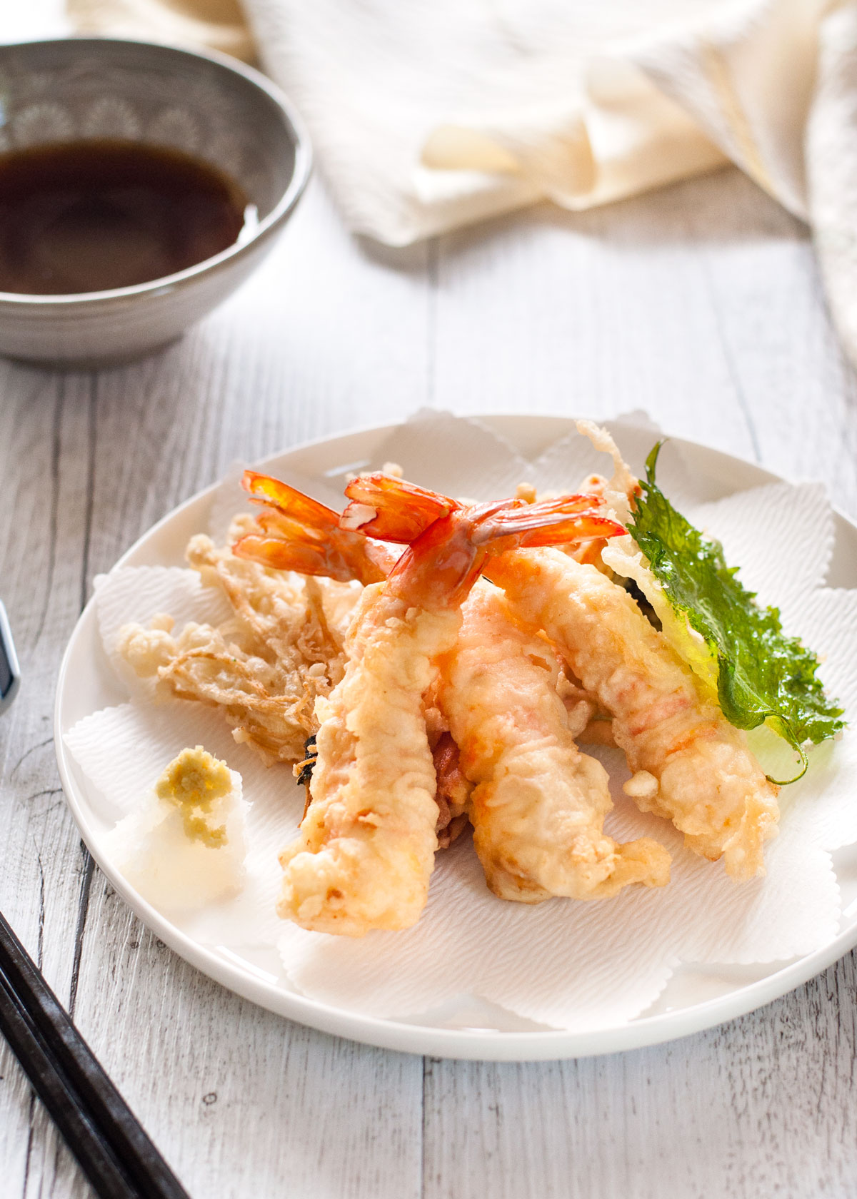 Authentic Japanese Tempura with Tofu