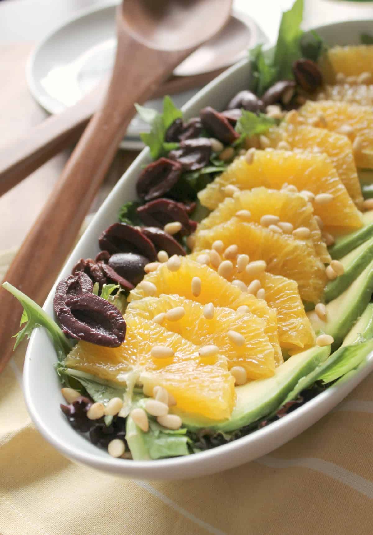 Orange and Avocado Salad with Lime Vinaigrette