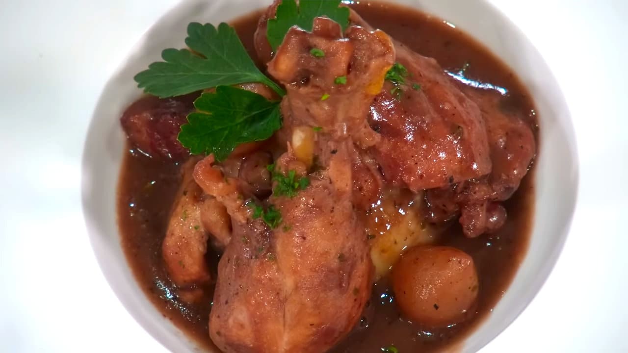 Classic Coq au Vin with Red Wine Reduction