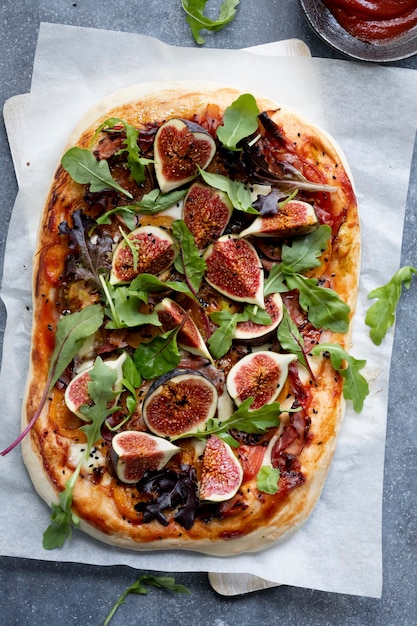 Best Homemade Pizza with Fig Glaze
