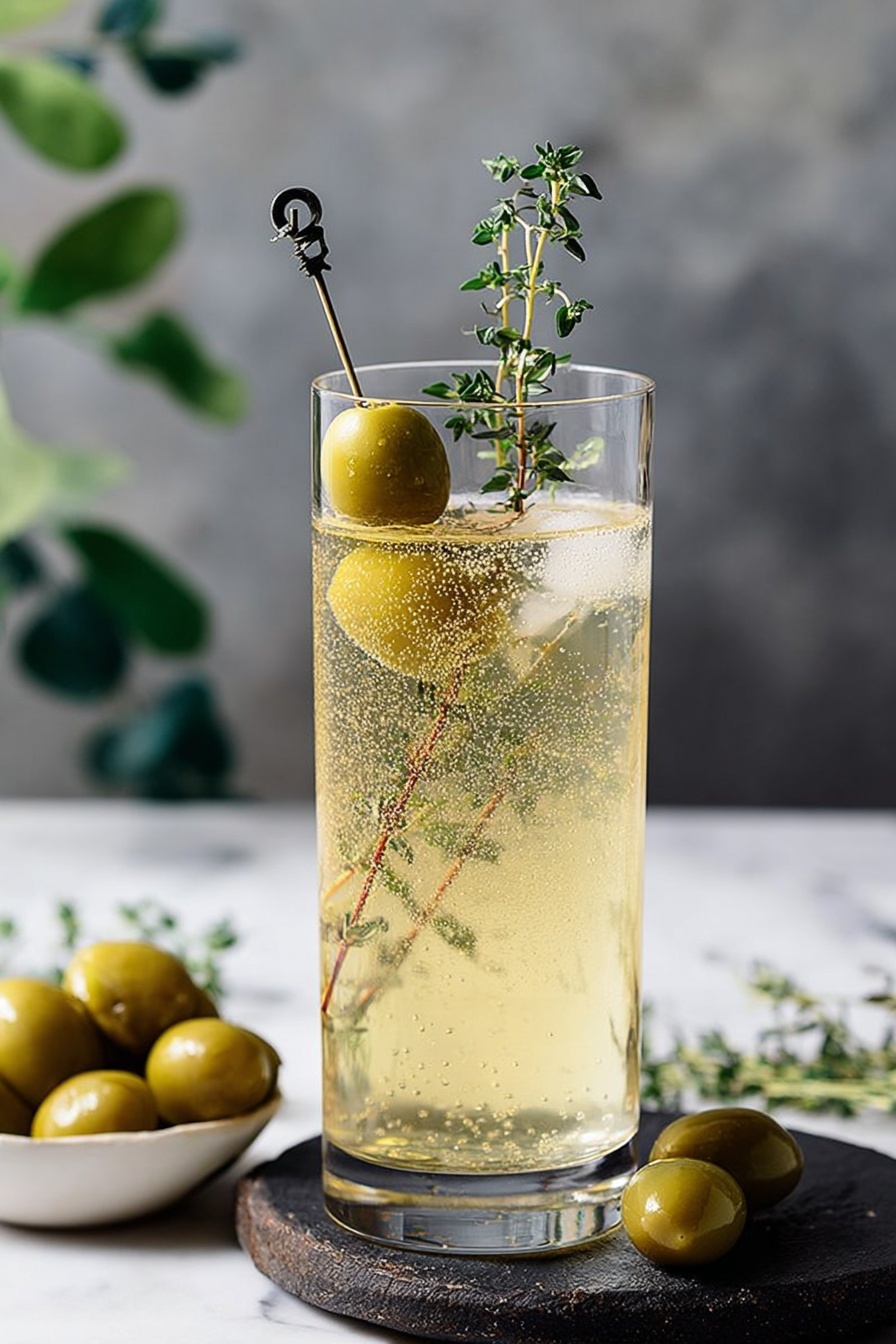 Olive Brine Spritz