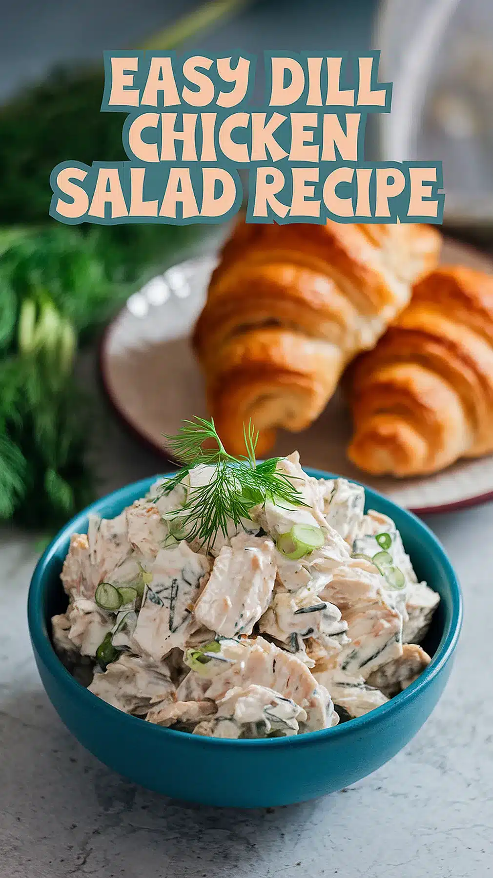 Lemon-Dill Chicken Salad with Celery
