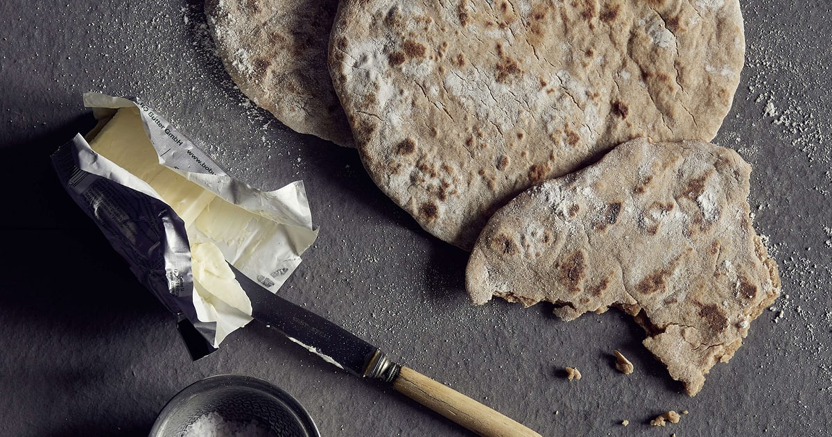 Tsampa Flatbread with Yak Butter and Honey